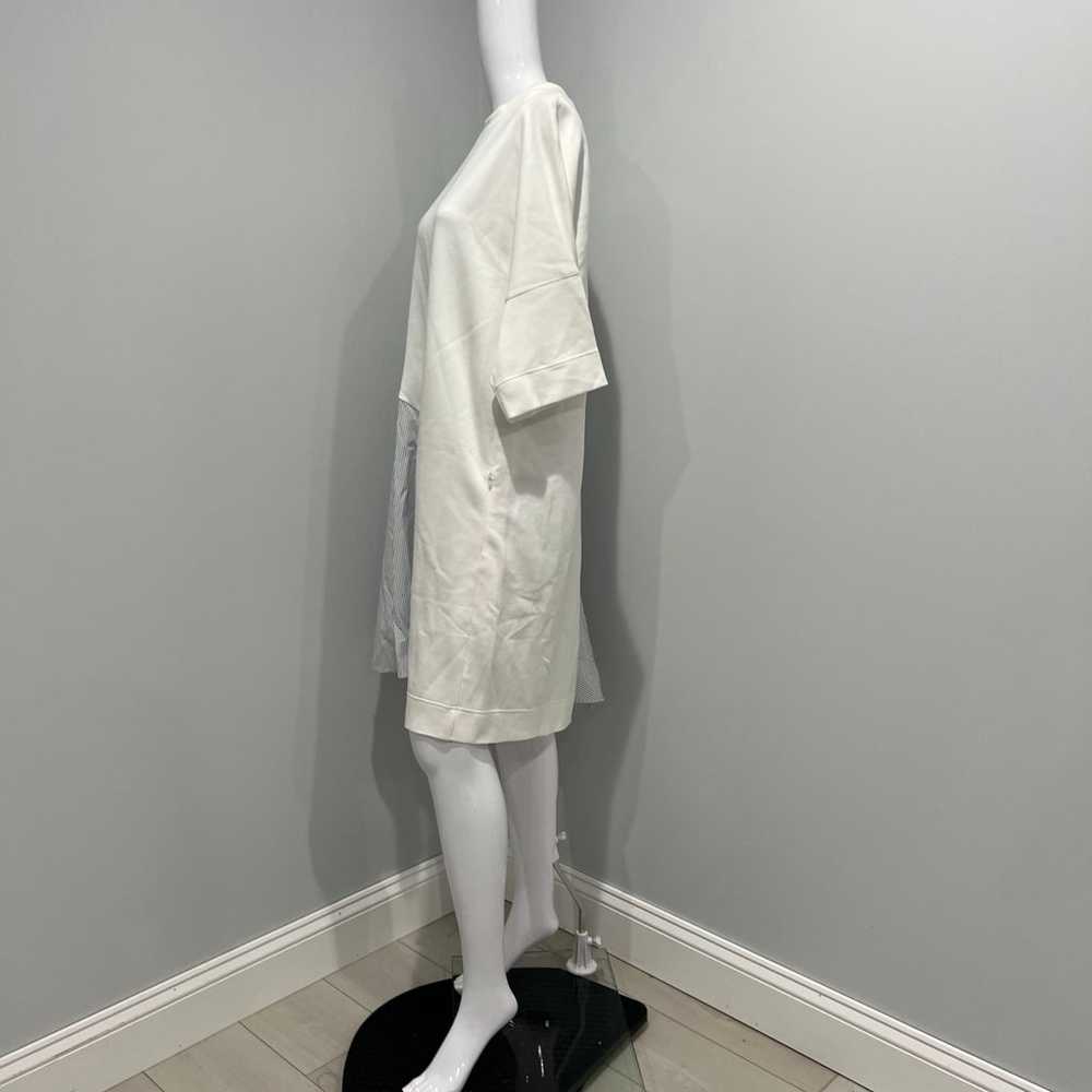 $895 AKRIS PUNTO Mixed Media Drop Shoulder Dress … - image 6