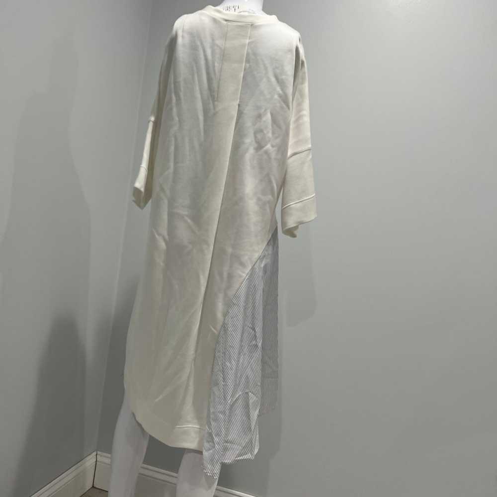 $895 AKRIS PUNTO Mixed Media Drop Shoulder Dress … - image 7