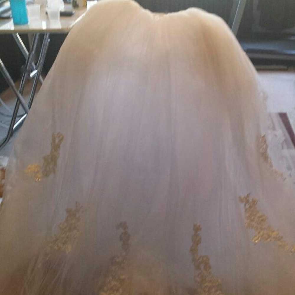 tail of my wedding dress,the waste down - image 3