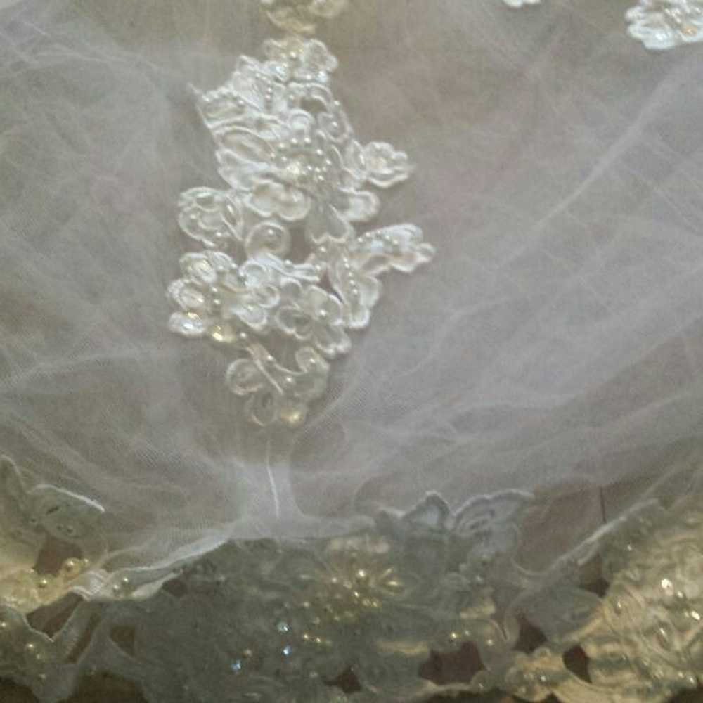 tail of my wedding dress,the waste down - image 4