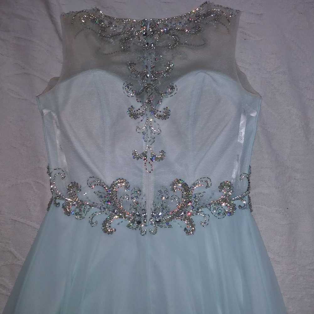 Blue Prom Dress - Never Worn - image 4