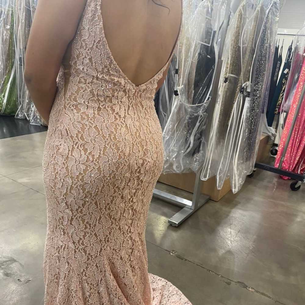Pink prom dress - image 4