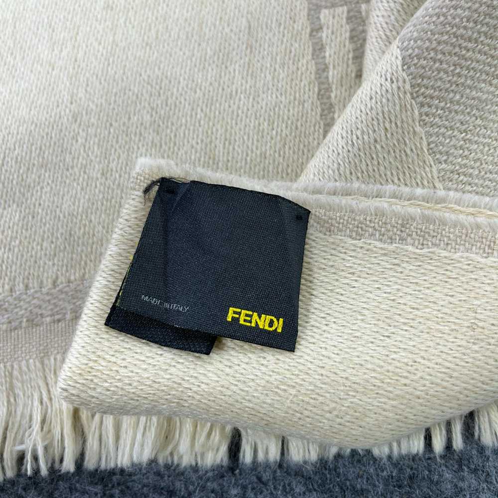Fendi × Vintage Fendi Single Logo FF Scarf / Muff… - image 8
