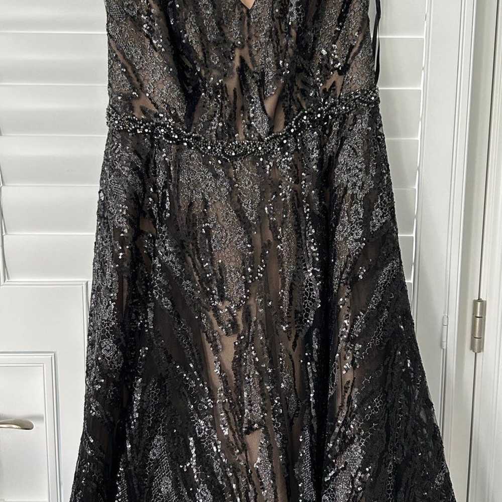 mac duggal dress Sleeveless V-neck Short Dress NEW - image 5