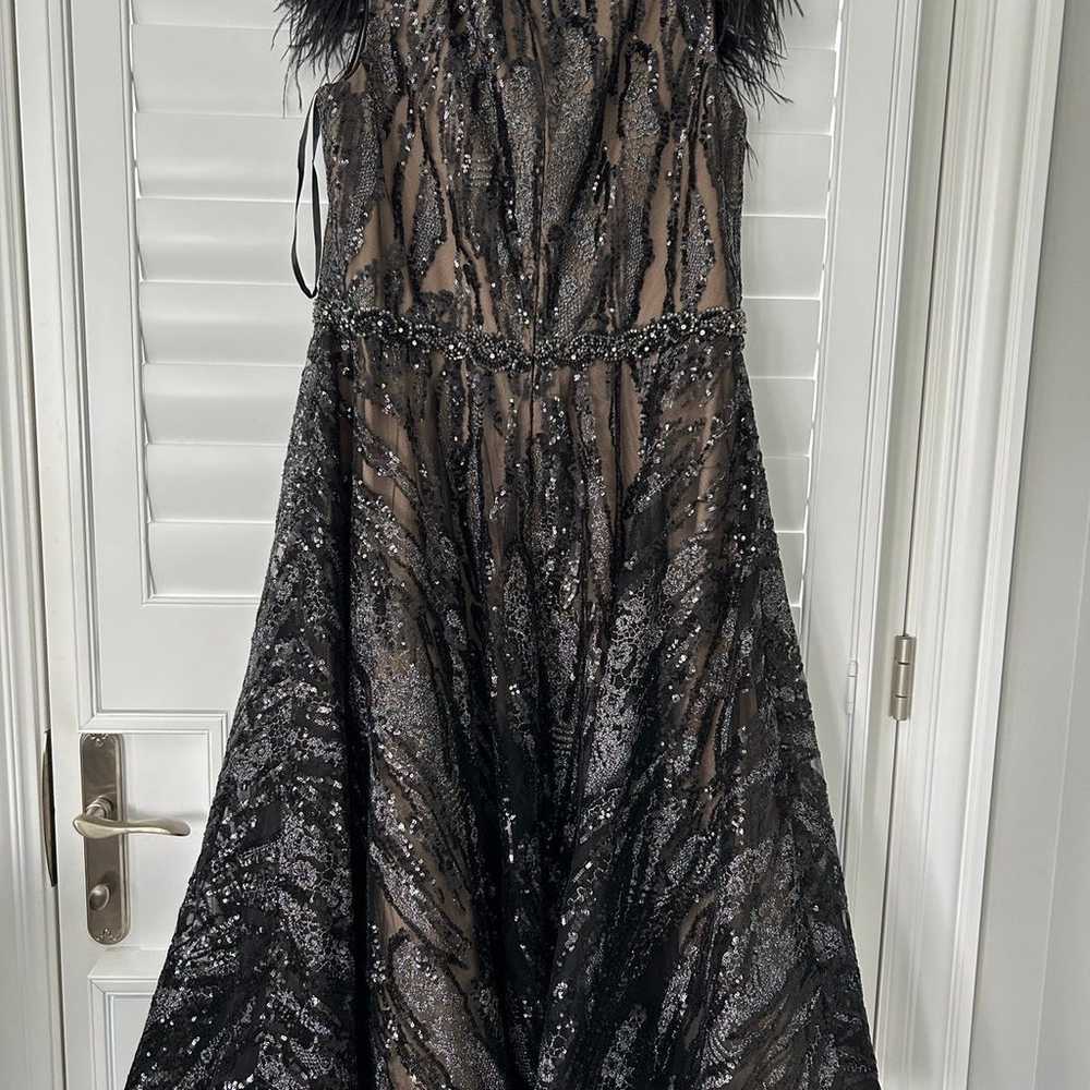 mac duggal dress Sleeveless V-neck Short Dress NEW - image 6