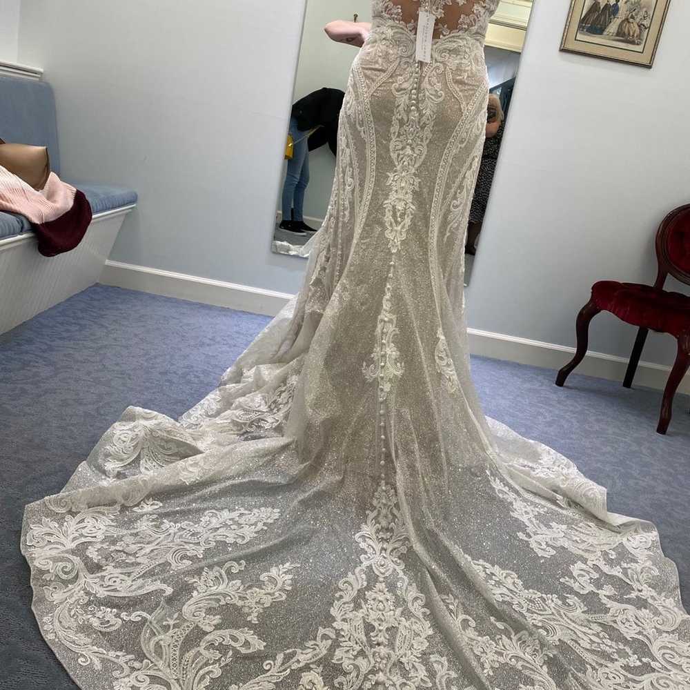 Madison James Sheath Wedding Dress - image 10