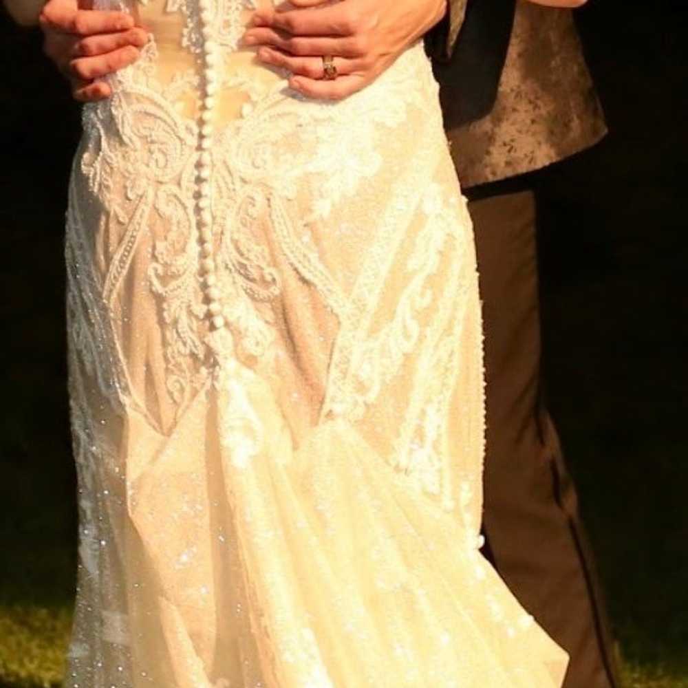 Madison James Sheath Wedding Dress - image 12