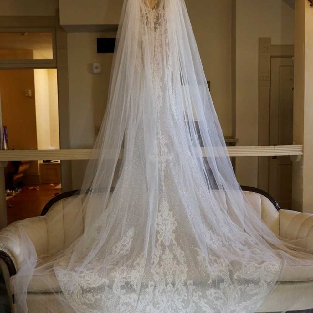 Madison James Sheath Wedding Dress - image 6