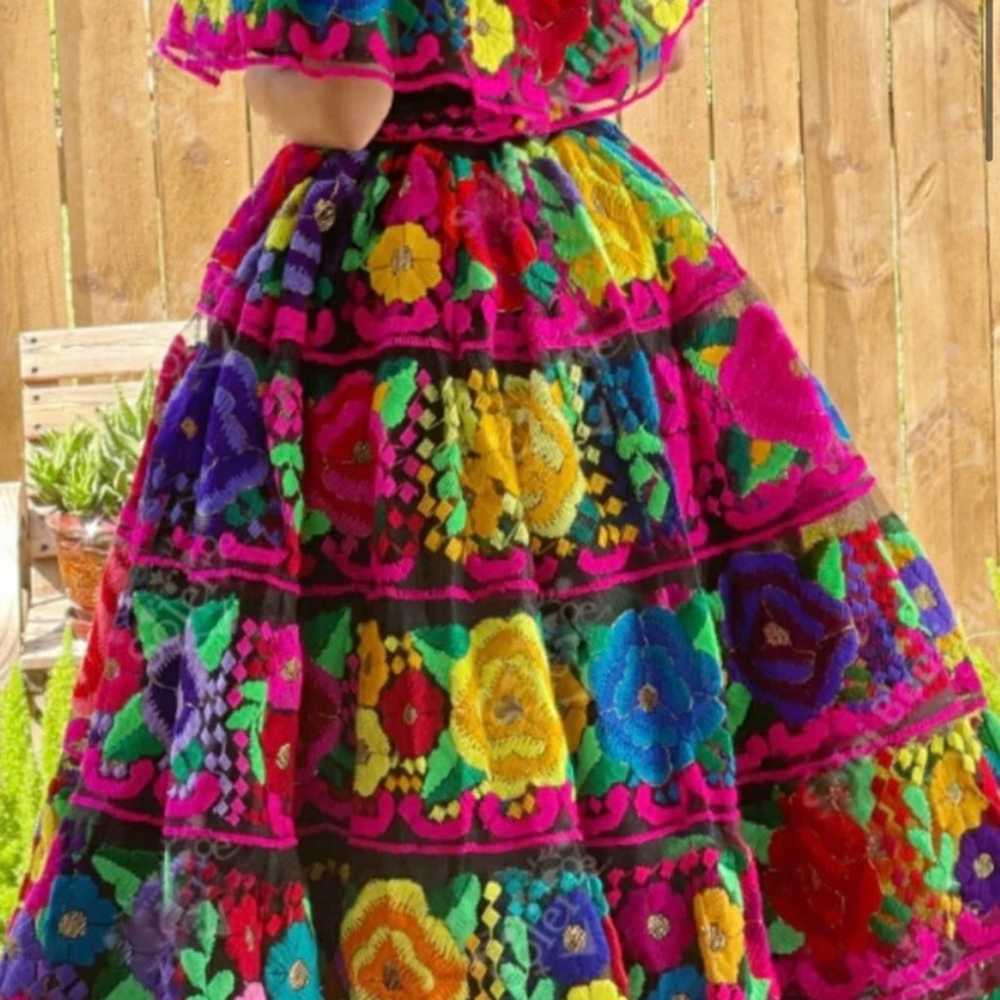 Traditional Mexican Chiapas Dress - image 2