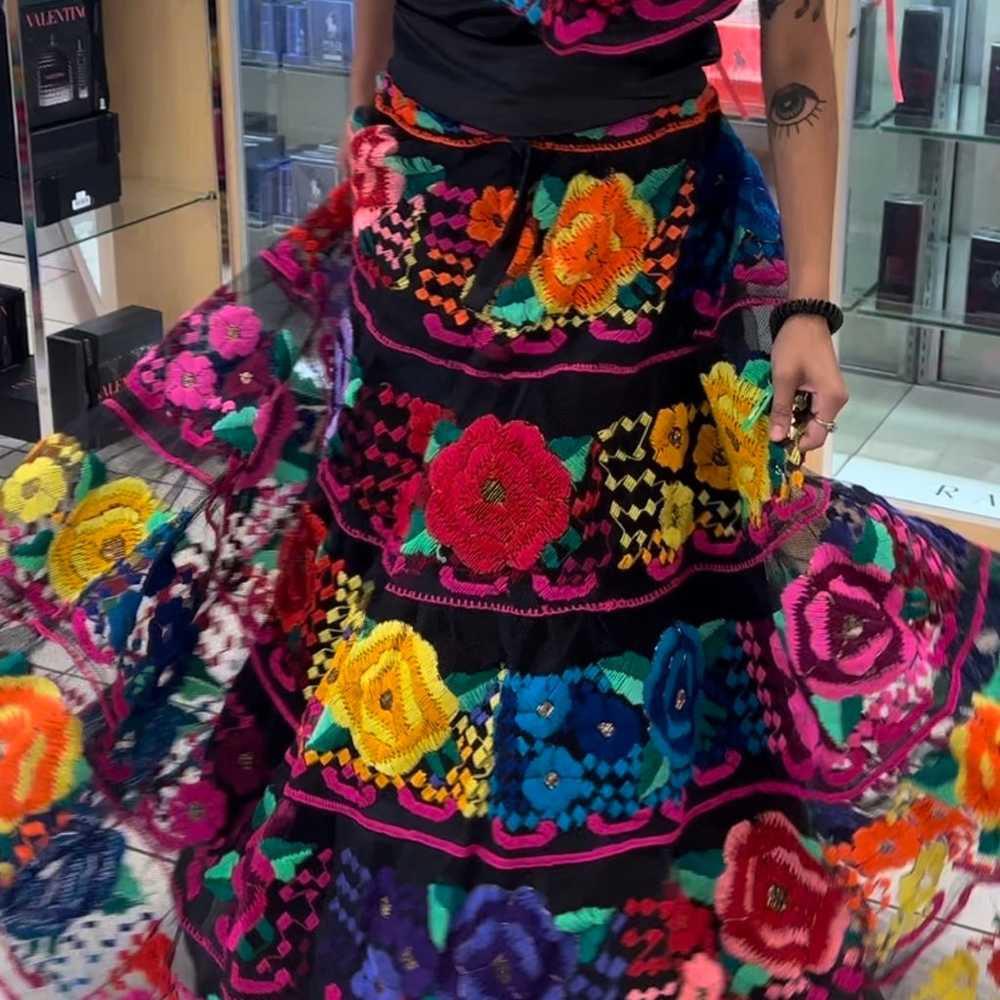 Traditional Mexican Chiapas Dress - image 3