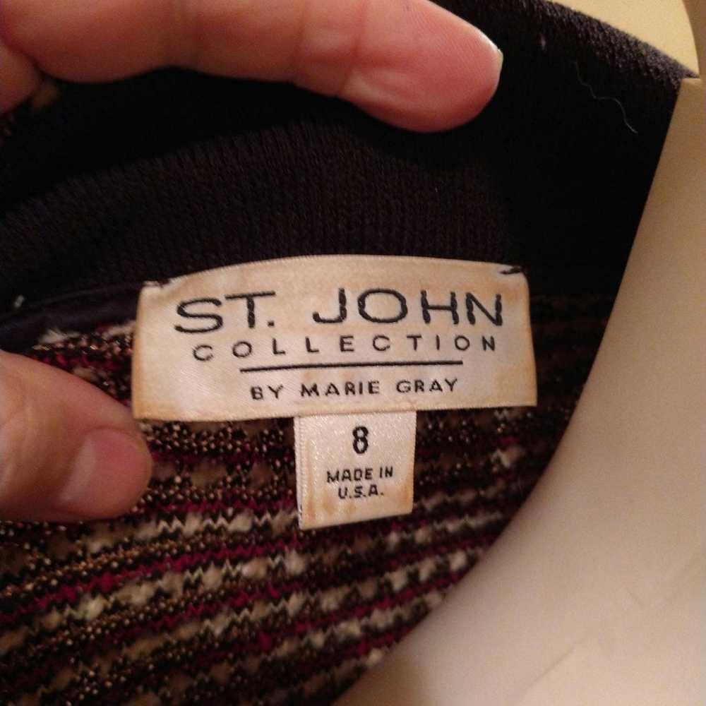 Vintage St. John Classic Jacket, Skirt & Top Ense… - image 8