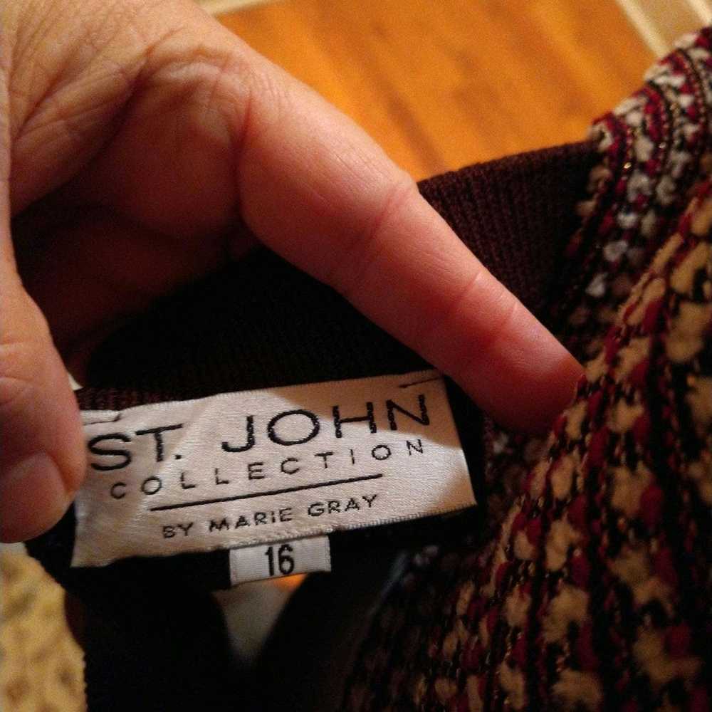 Vintage St. John Classic Jacket, Skirt & Top Ense… - image 9