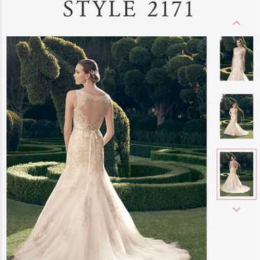 CASABLANCA Halter Neck Bridal Gown Wedding Dress Size 8 Ivory