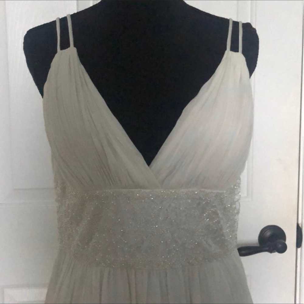 White beaded gown - image 2
