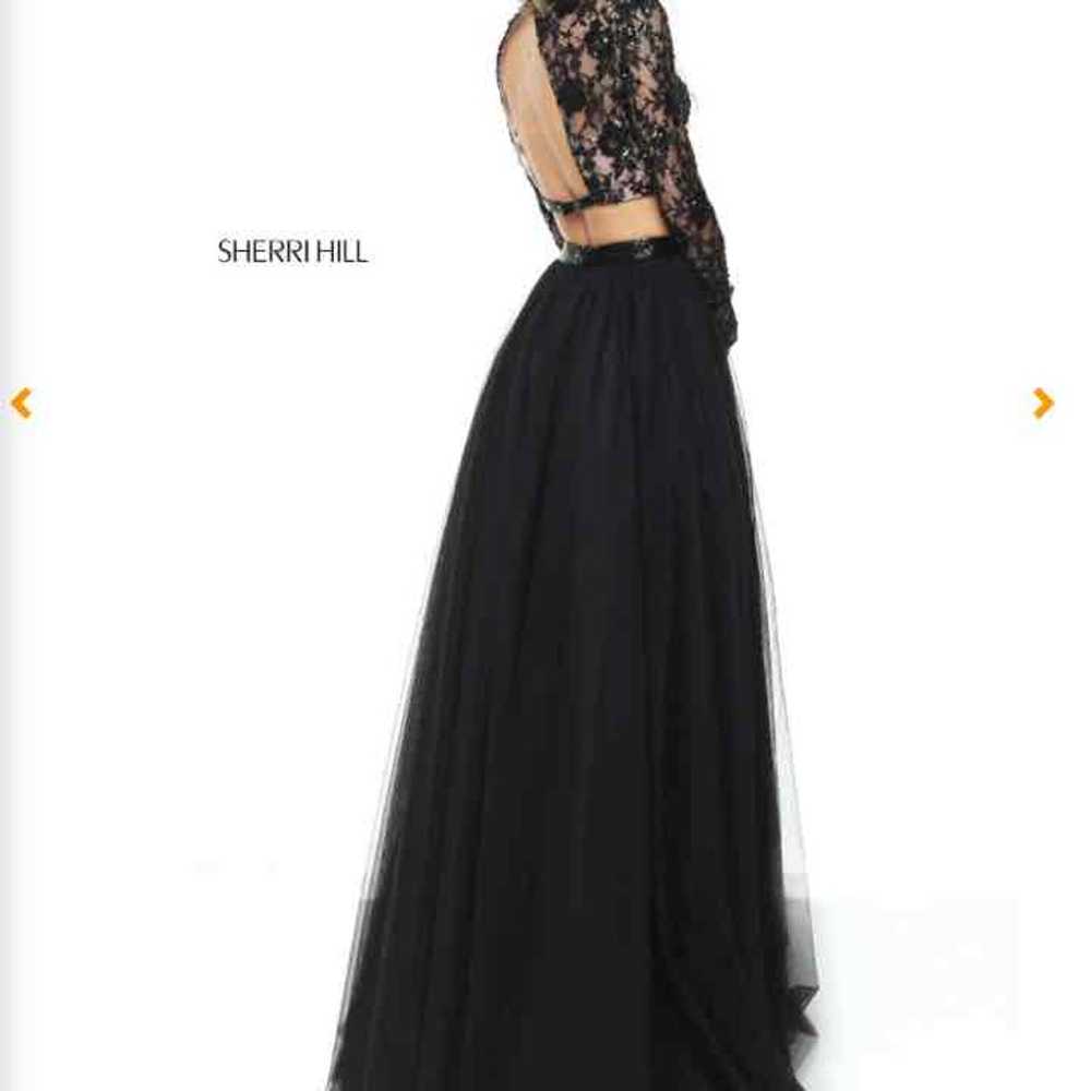 Sherri Hill black prom dress - image 2