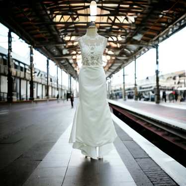 Mermaid Ivory Wedding Dress - image 1