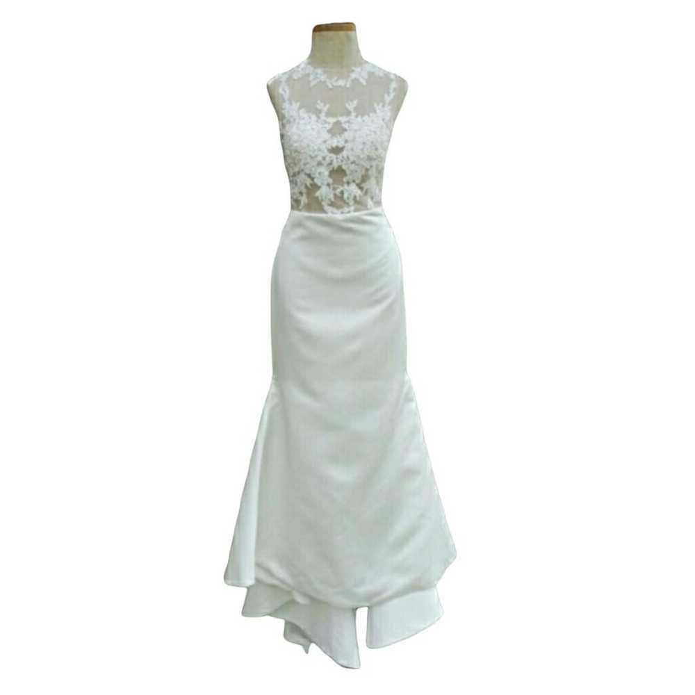 Mermaid Ivory Wedding Dress - image 3