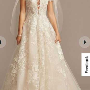 oleg cassini wedding dress - image 1