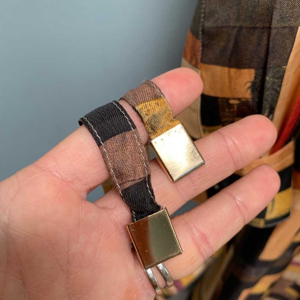 ROSETTA GETTY Long-Sleeve Drape Panel Patchwork-Q… - image 9