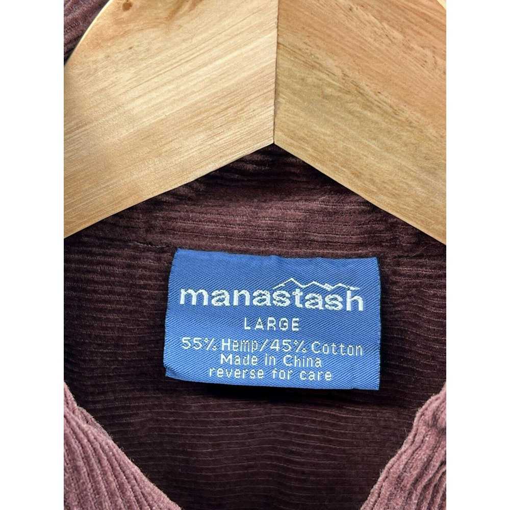 Manastash Manastash Men’s Brown Hemp Corduroy But… - image 3