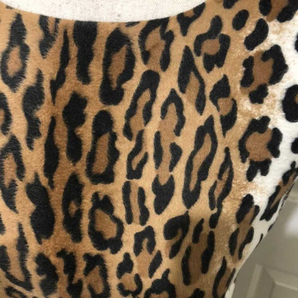 Mochino Leopard Print Sleeveless Dress - image 3
