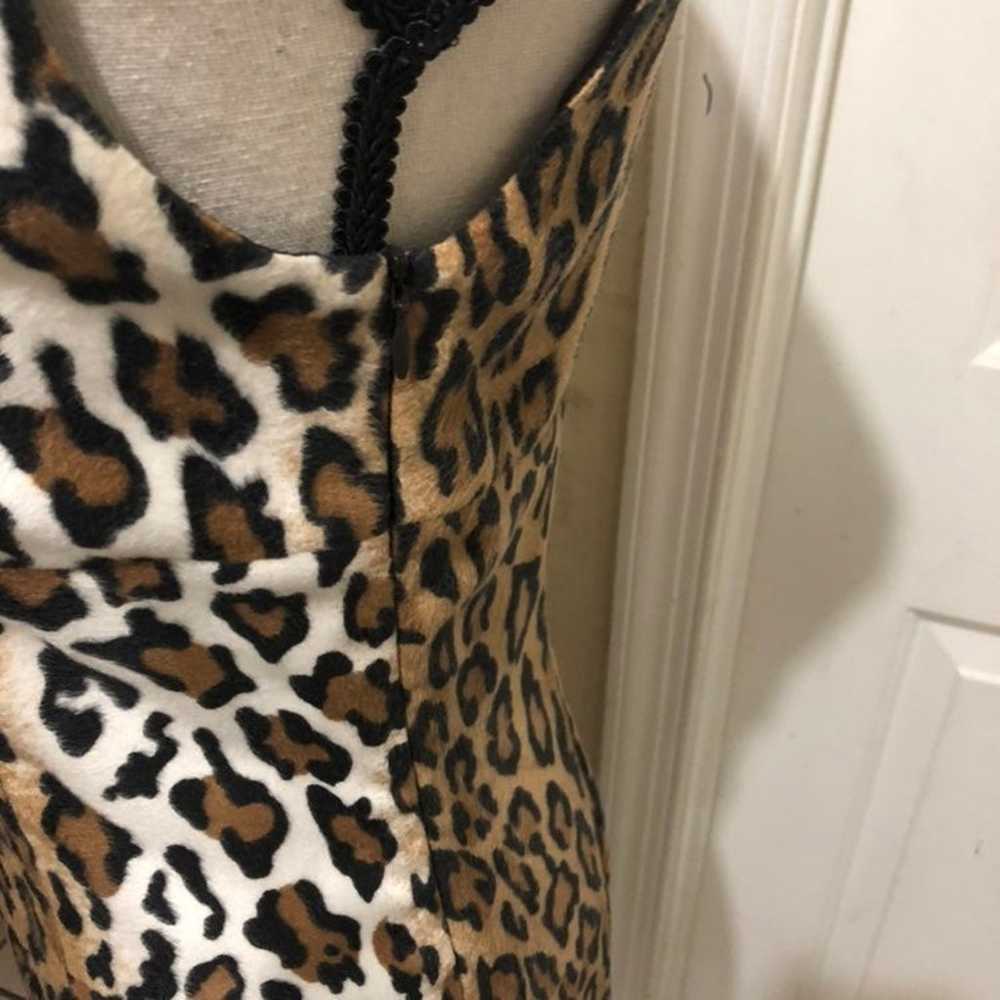 Mochino Leopard Print Sleeveless Dress - image 5