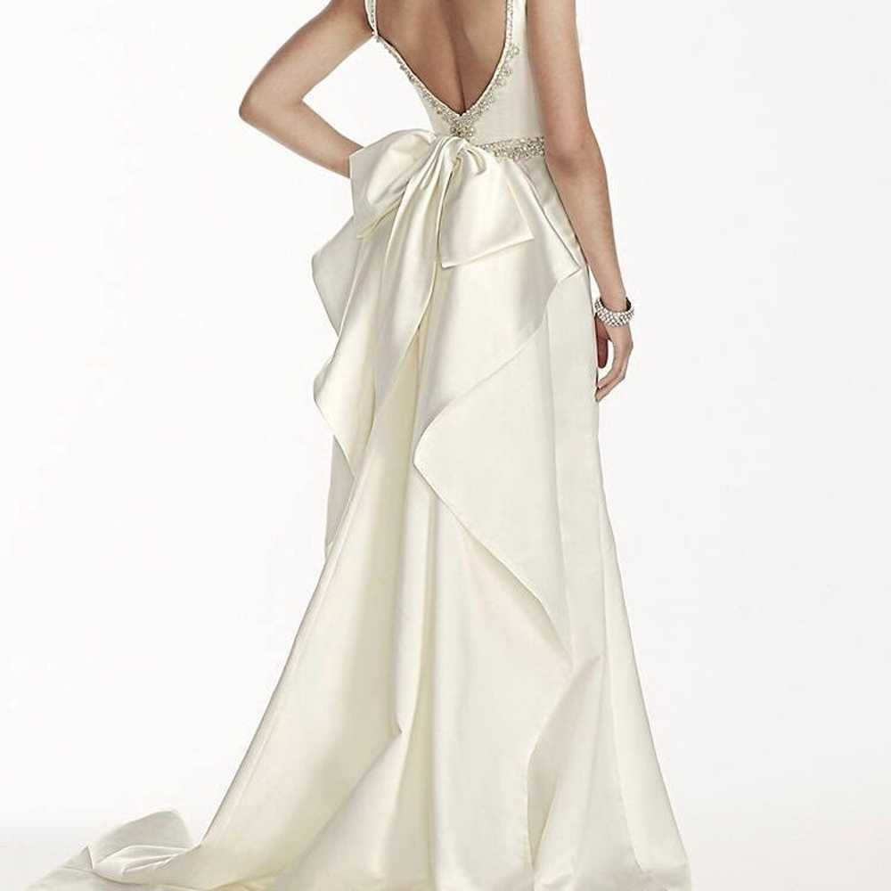 Oleg Cassini Ivory Wedding Dress - image 3