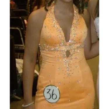 Orange Mermaid Prom/Pageant Dress - image 1