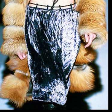 Gucci Runway Velvet Skirt