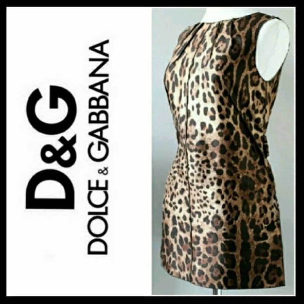 Dolce & Gabbana Sheath Dress Leopard Print IT 40 … - image 11