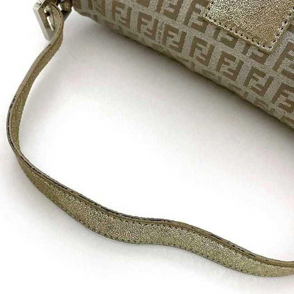Fendi FENDI Handbag Mamma Bucket Silver Zucchino … - image 6