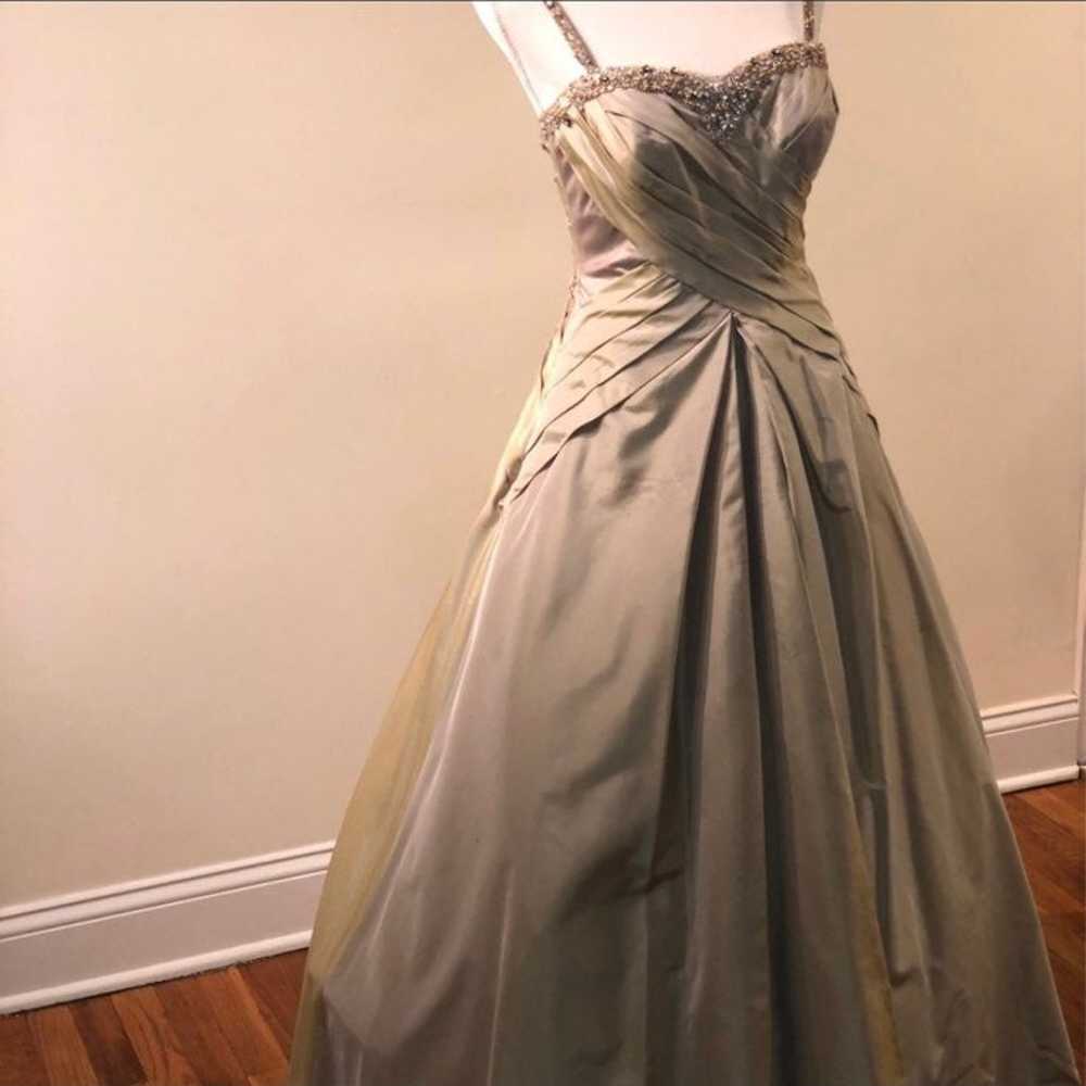 Olive Golden Jovani Gown - image 1