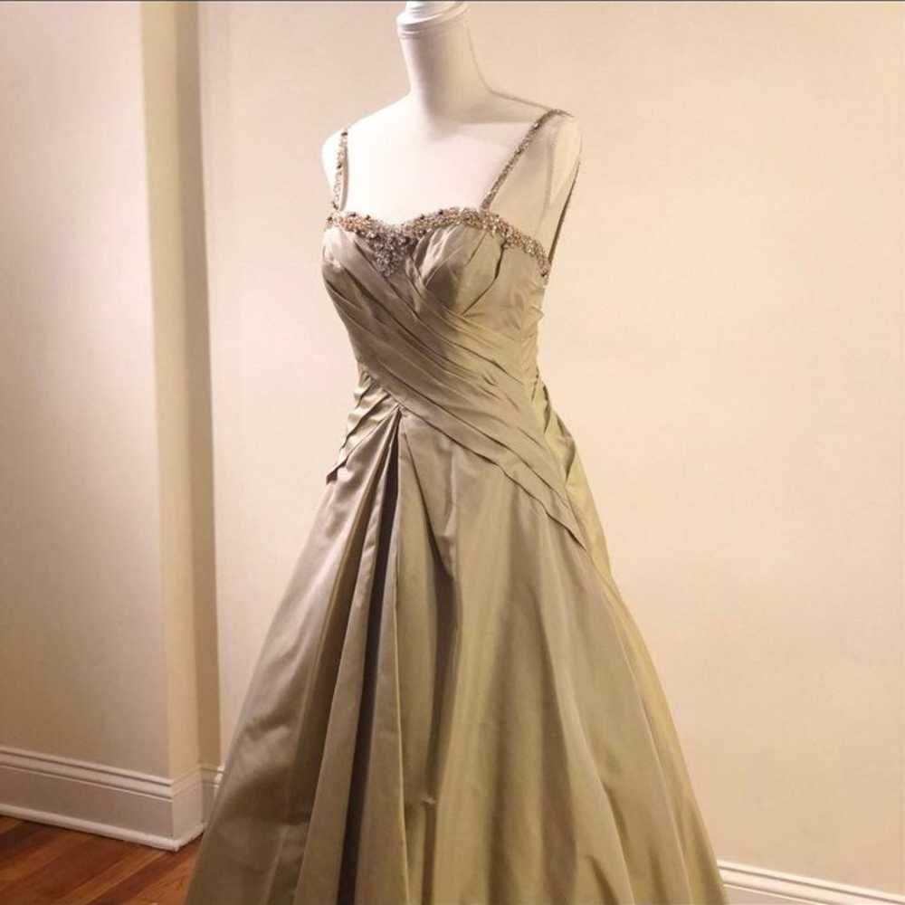 Olive Golden Jovani Gown - image 7