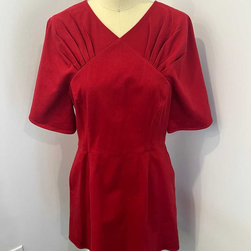 Carolina Herrera Red Mini Dress - image 2
