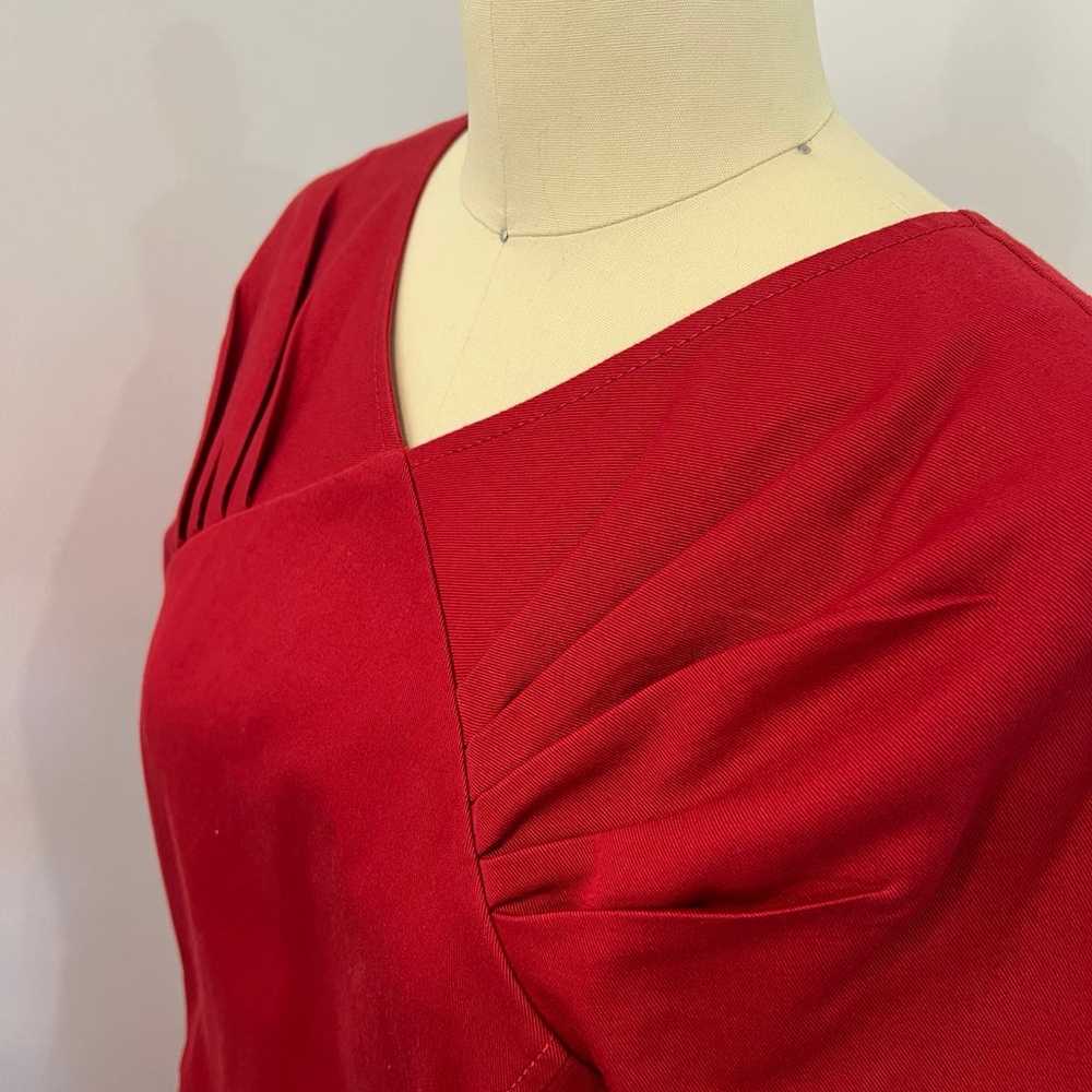 Carolina Herrera Red Mini Dress - image 6