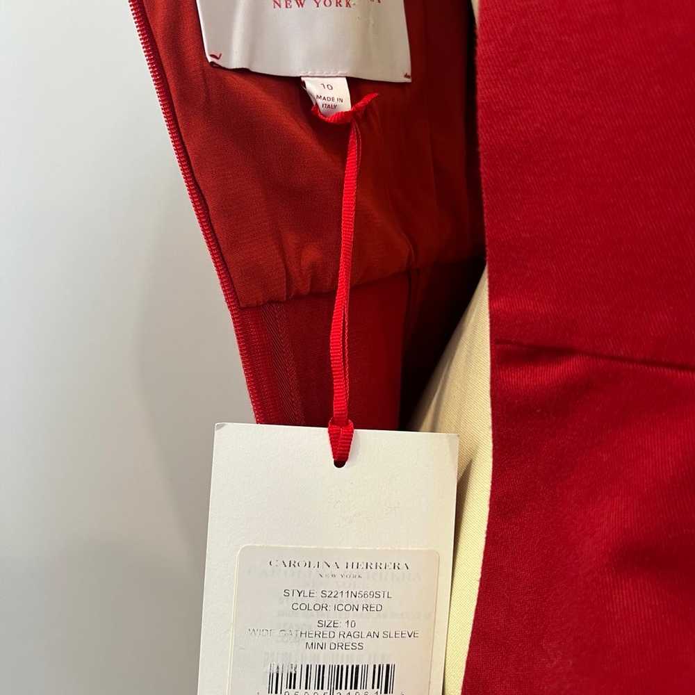 Carolina Herrera Red Mini Dress - image 8