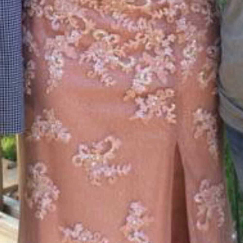 JOVANI pink/rose gold prom dress - image 3