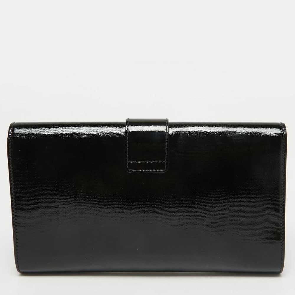 Yves Saint Laurent Patent leather clutch bag - image 3