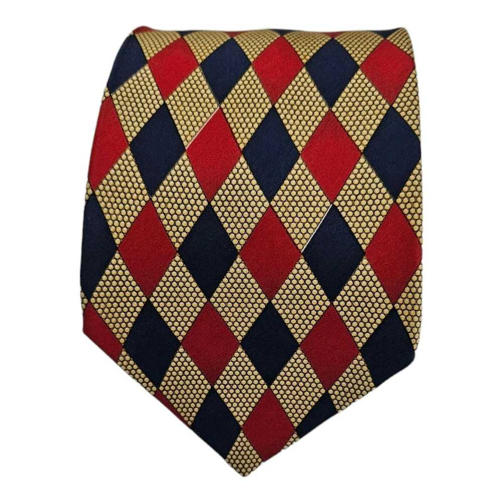 Burberry BURBERRYS Geometric Silk Tie 59"/ 3.6" EC - image 1