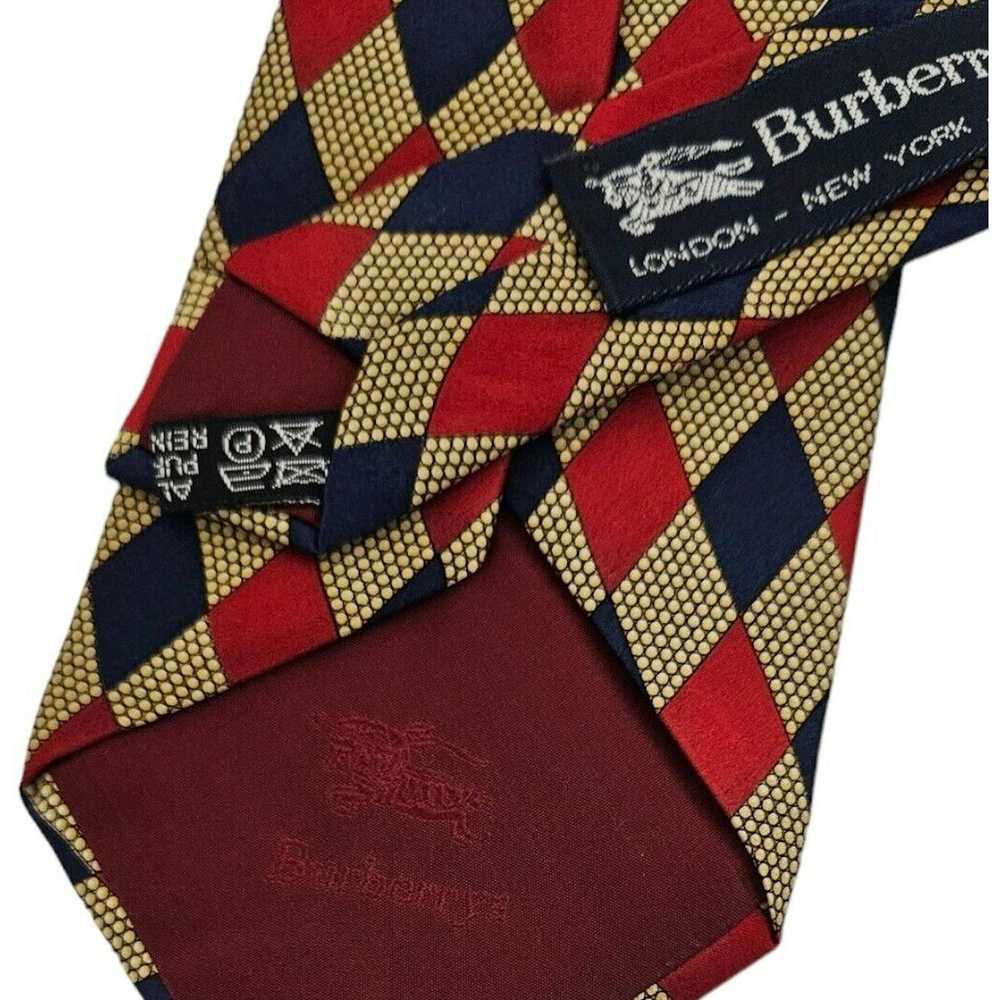 Burberry BURBERRYS Geometric Silk Tie 59"/ 3.6" EC - image 2