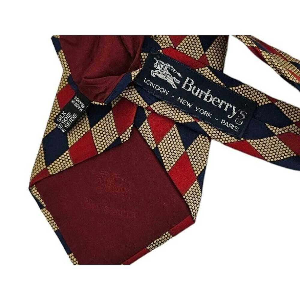 Burberry BURBERRYS Geometric Silk Tie 59"/ 3.6" EC - image 4