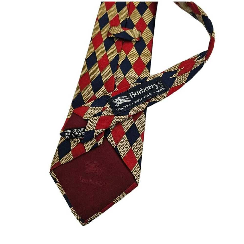 Burberry BURBERRYS Geometric Silk Tie 59"/ 3.6" EC - image 5