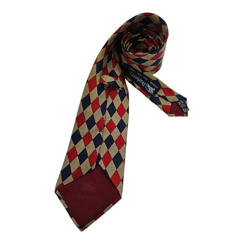 Burberry BURBERRYS Geometric Silk Tie 59"/ 3.6" EC - image 6