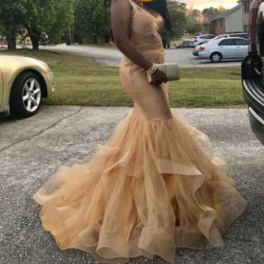 Beautiful Gold Prom Dress