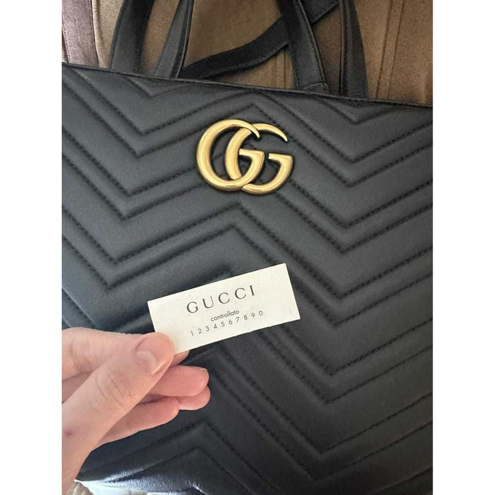 Gucci Gg Marmont Shopping leather handbag - image 5
