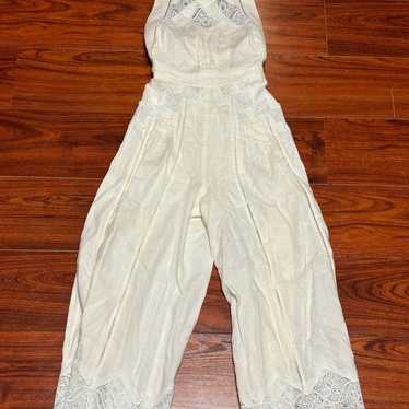 Real Zimmermann white lace overalls