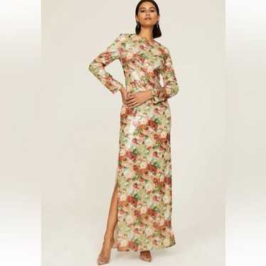 RTR Rosetta GettyFloral Sequin Gown Long Sleeve T… - image 1