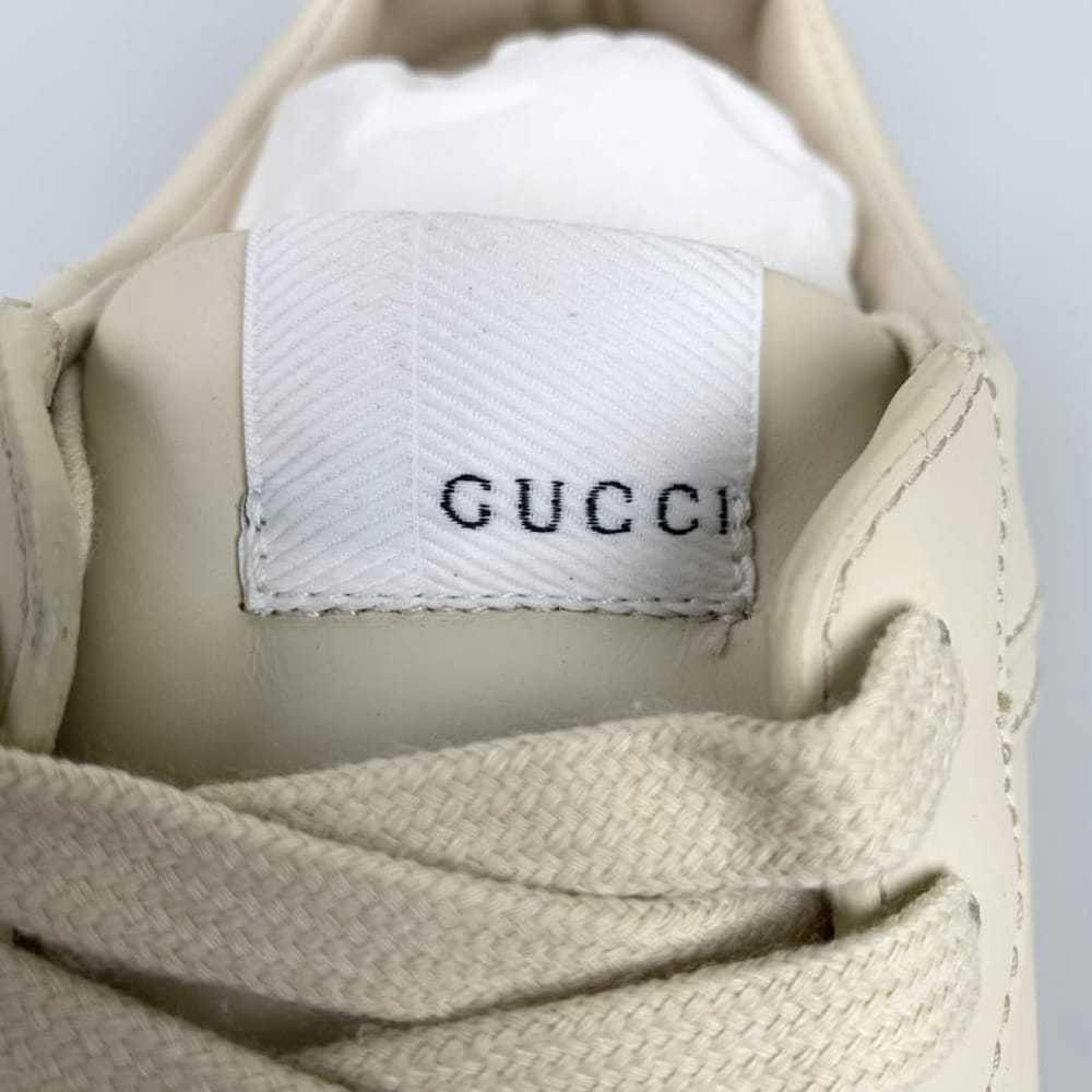 Gucci Rhyton leather low trainers - image 10
