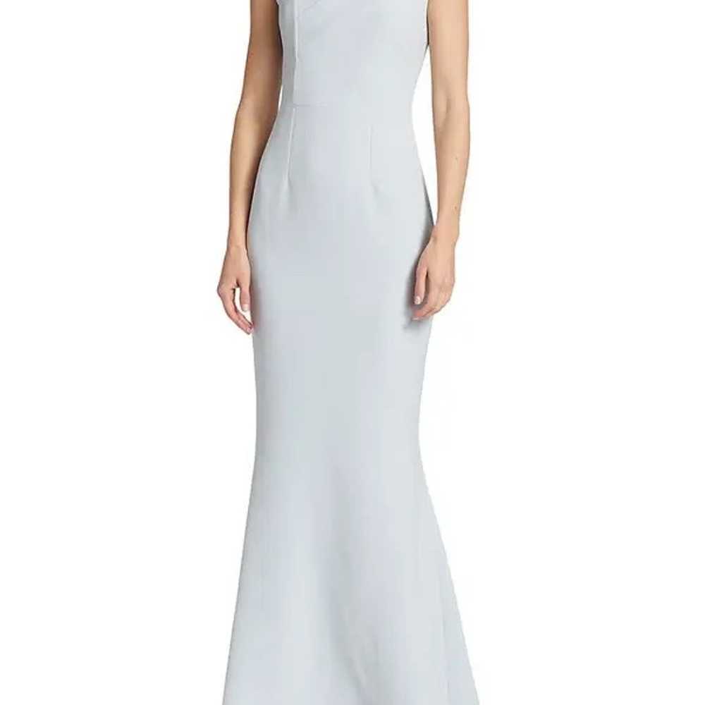 $1550 SAFIYAA  Desia Asymmetric Mermaid Gown - Ic… - image 4
