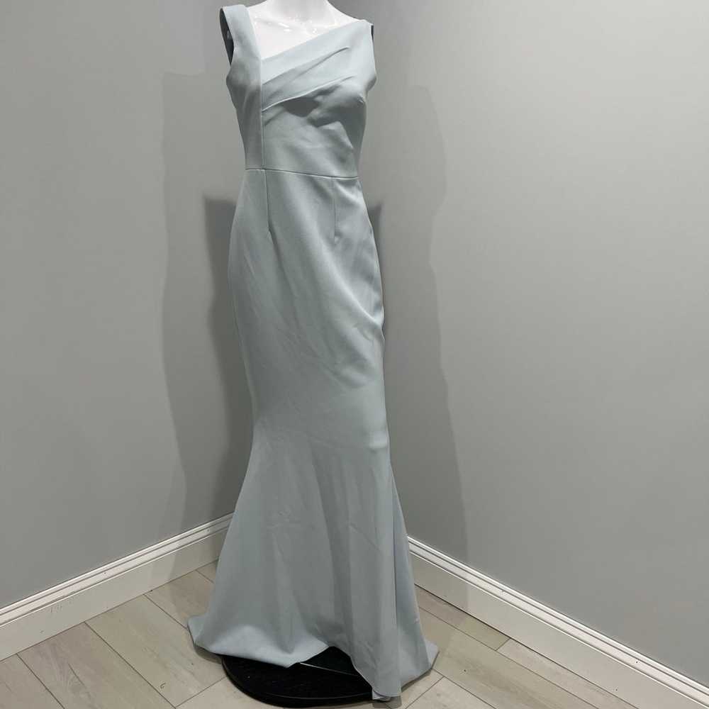 $1550 SAFIYAA  Desia Asymmetric Mermaid Gown - Ic… - image 6